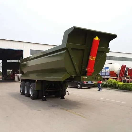 3 Axles Dumper Semi Trailer with High Tensile Steel