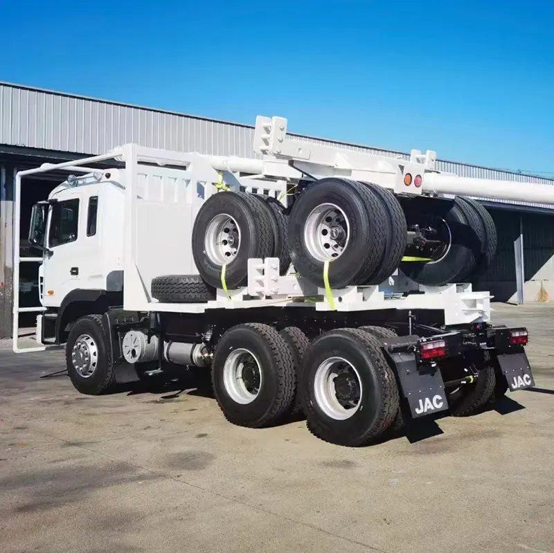 Howo Log Trailer Truck for Transportation of Logs Woods and Timbers