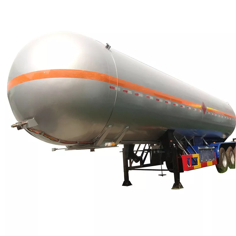 50cbm 3-axle Lpg Tanker Trailer with Asme Standard