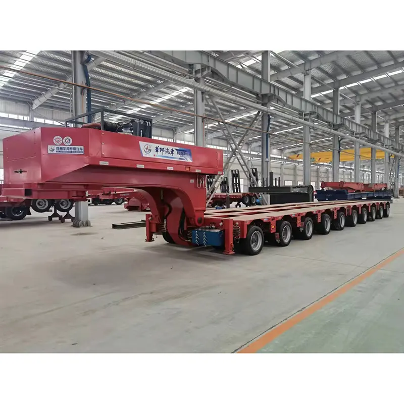 Multi-axle Modular Semi Trailer with Hydraulic Steering System