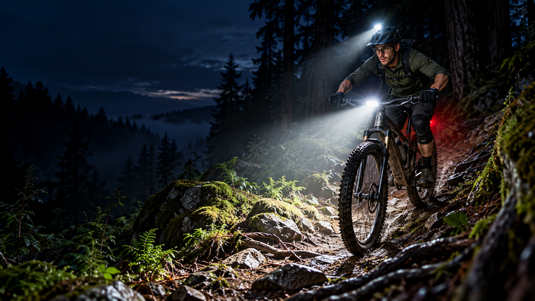 How to Choose Bike Lights for Night Riding on MTB Trails