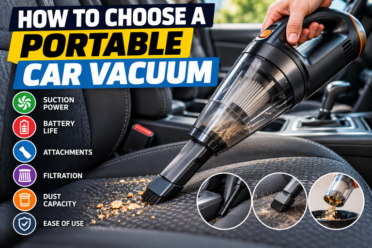 How to Choose a Portable Car Vacuum: Buying Guide