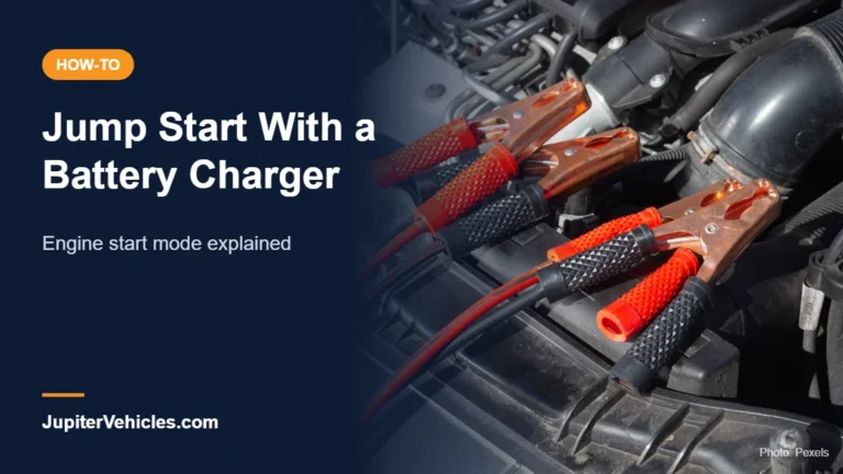 Clamps near a car engine