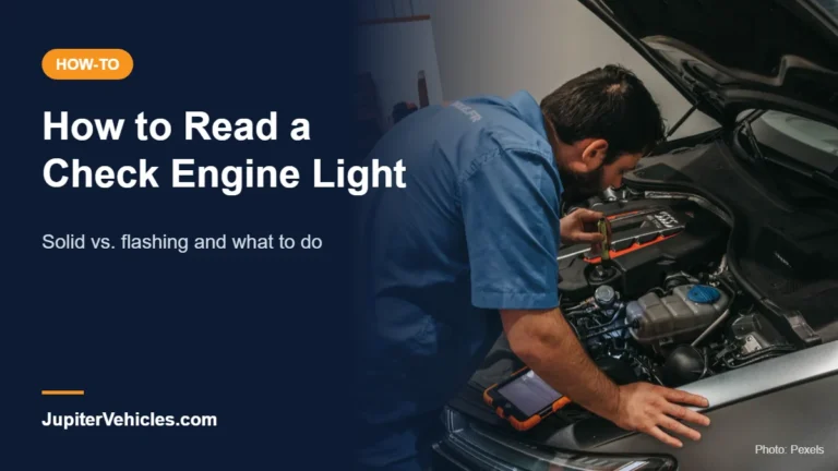 Mechanic checking a car engine