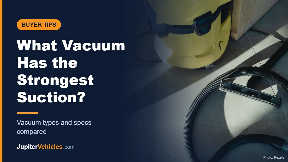 Yellow wet and dry shop vacuum with hose