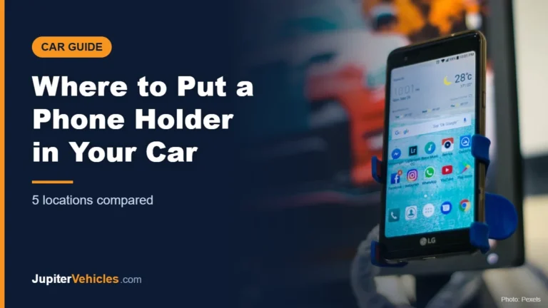 Smartphone secured in a car phone holder